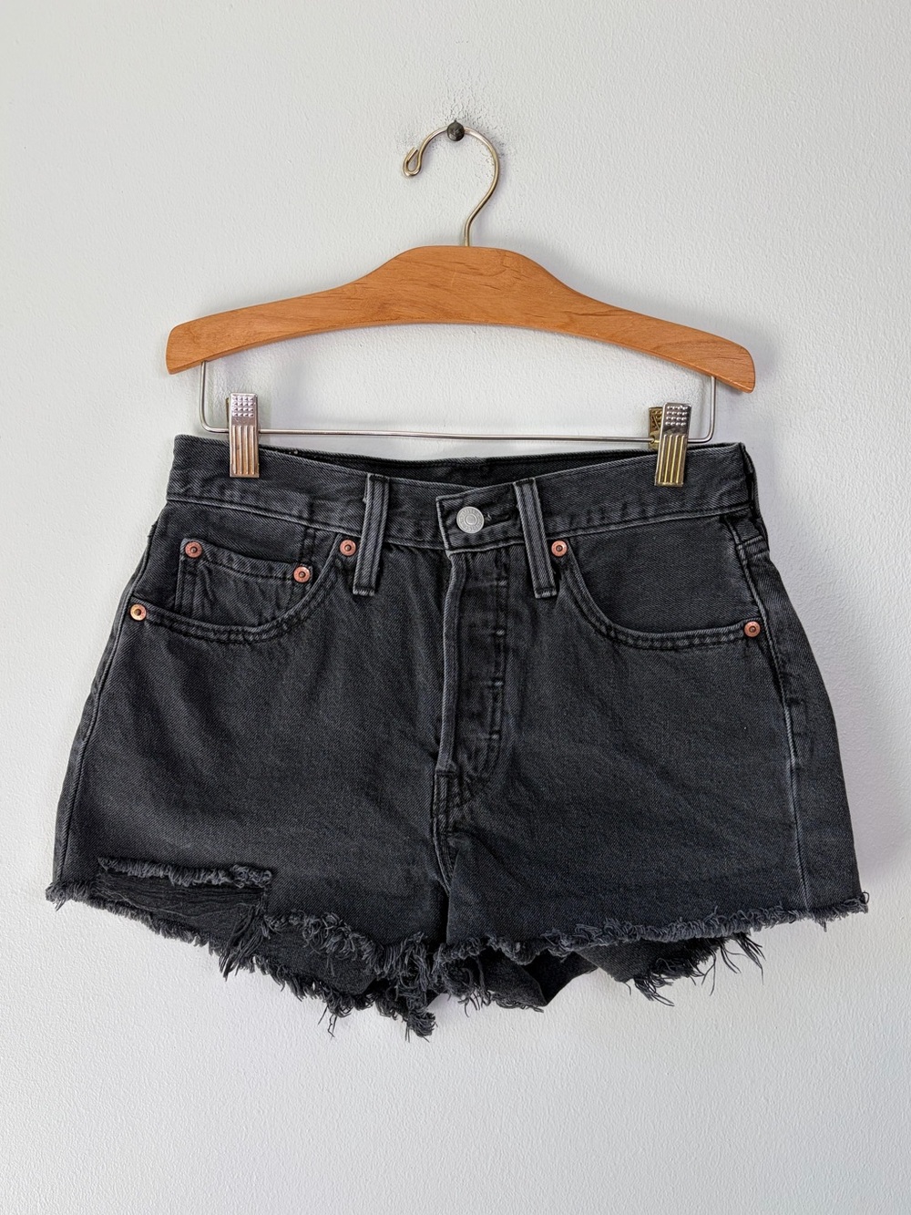 Levi’s Denim 501 Gray Jean Shorts